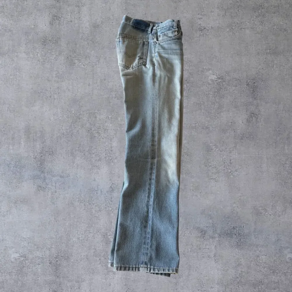 VTG 70s 80s Levis 517 Bootcut Jeans Light Wash USA Made 29x29 Perfect Fade